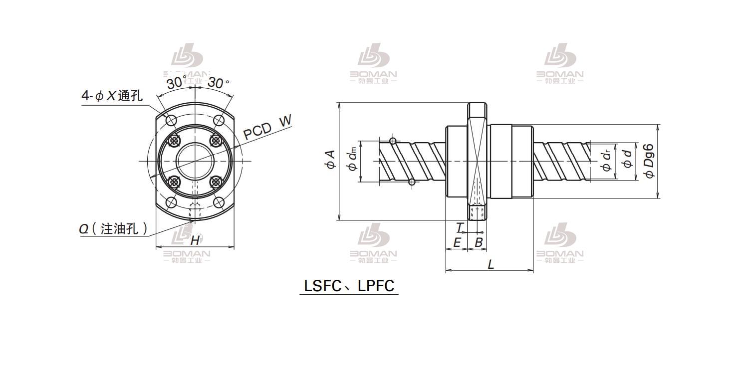 LSFC2020-3-UPFC滚珠丝杠